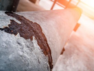 Rust corrosion pipeline welds